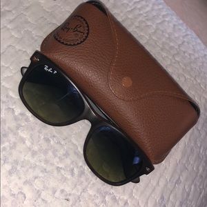 Ray bans leopard print sunglasses